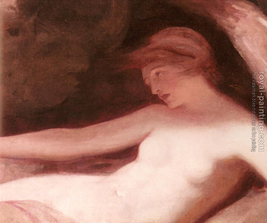 George Romney : Reclining Female Nude